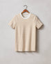 Women's Standard Crew Tee - Striped - Cashew Stripe